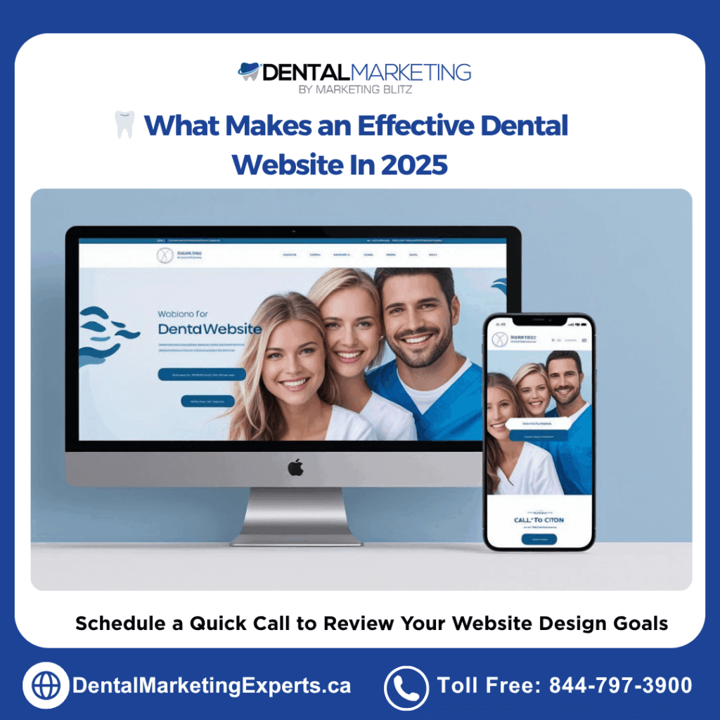 What Makes an Effective Dental Web design In 2025