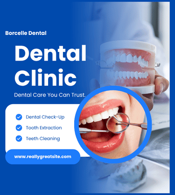 Blue Modern Dental Clinic Feed Ad